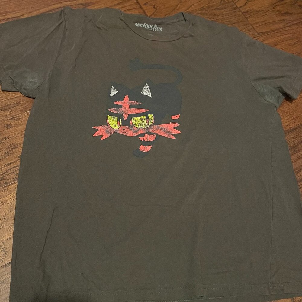 Vintage Pokemon Sun and Moon Litten T-Shirt